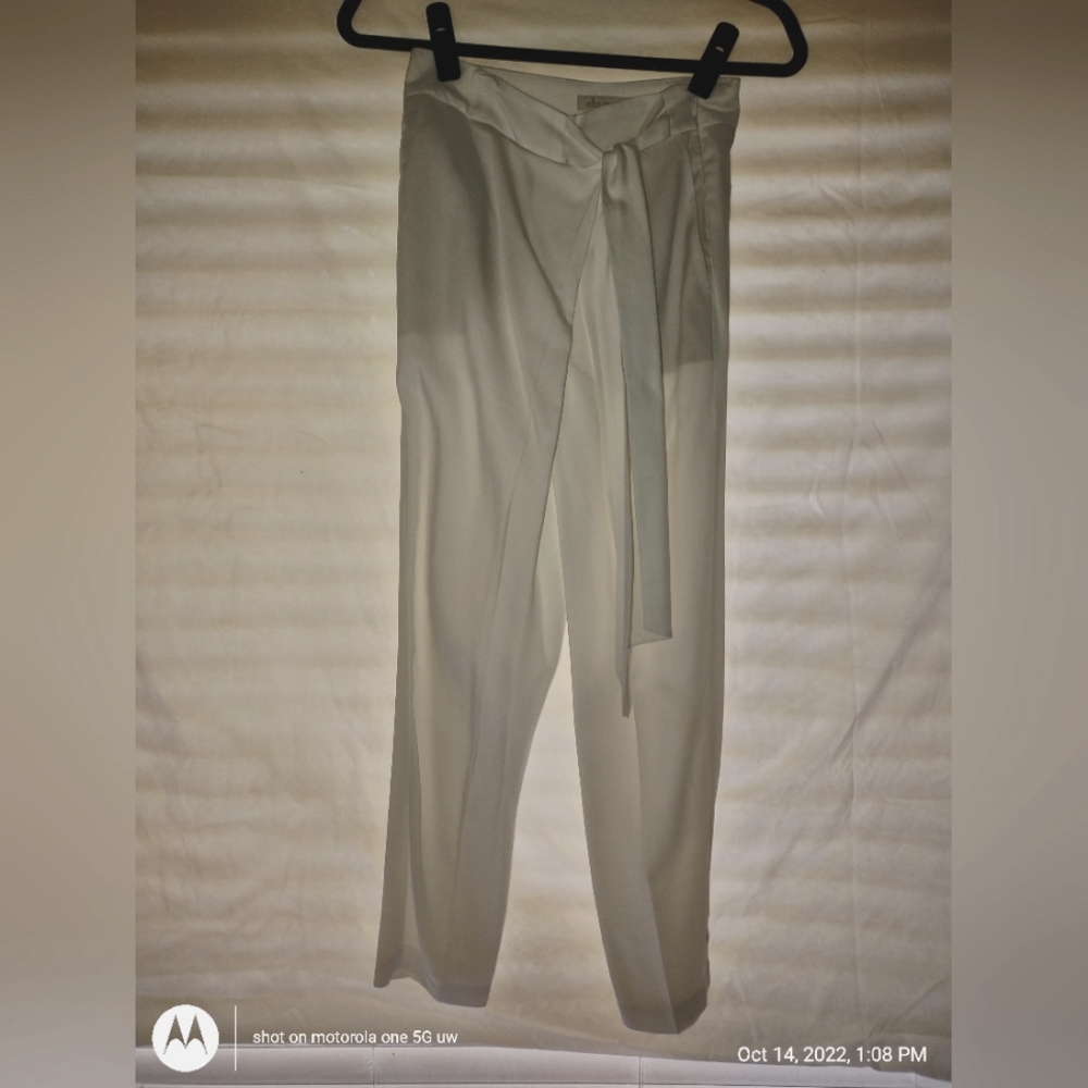 Pair of casual white trousers